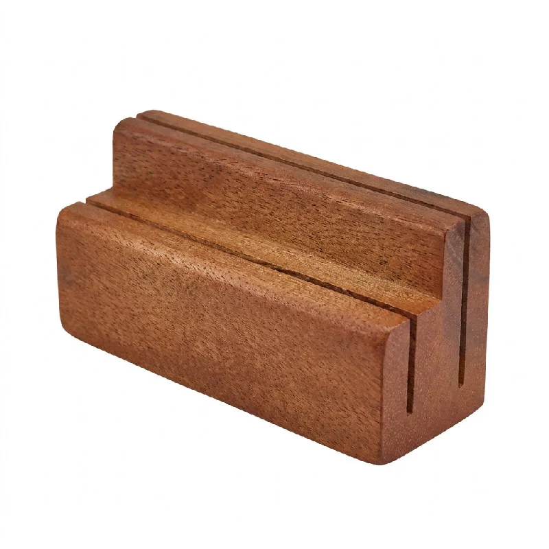 Genware Acacia Wood Menustativ 2 Rum
