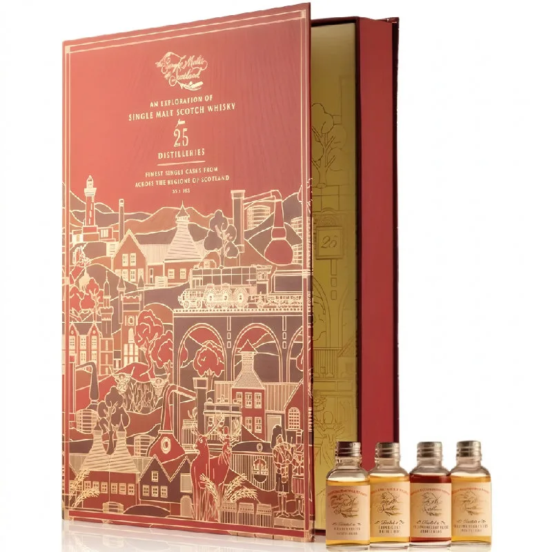 Single Malts Of Scotland Kalender 25 x 3 Cl Eksklusive Whiskeys