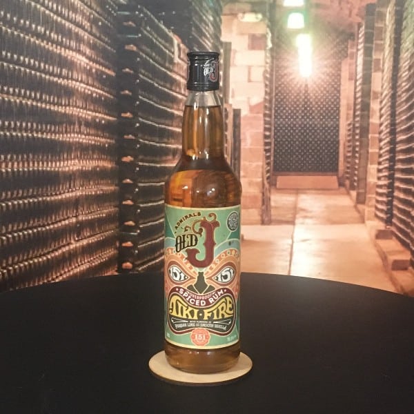 ADMIRAL'S OLD J OVERPROOF TIKI-FIRE SPICED ROM 75,5%