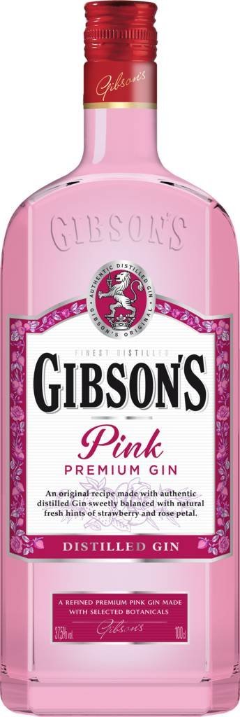 gibsons gin Pink 37,5% 1l