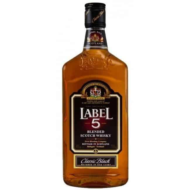Scotch Whisky Label 5 Classic Black 50cl