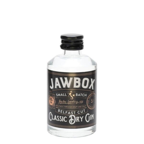 Jawbox Classic Dry Gin Miniature - 47% - 5cl - Irland