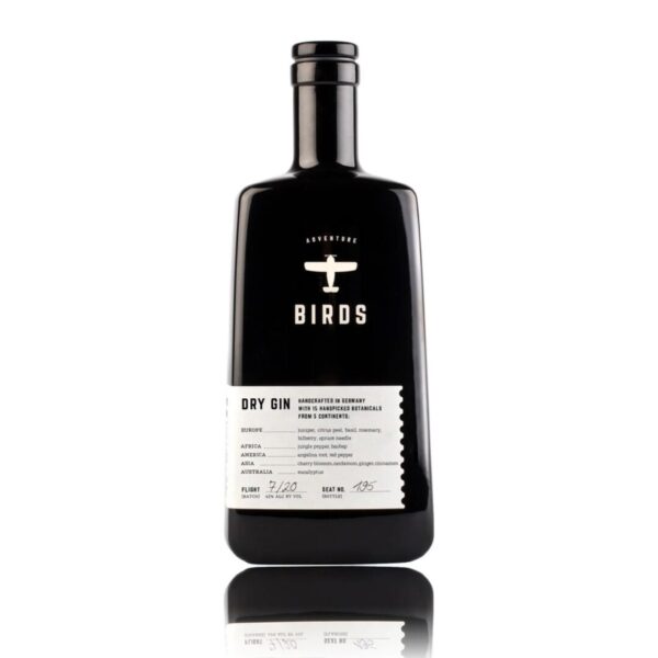BIRDS Dry Gin - 40% - 50cl - Tysk Gin