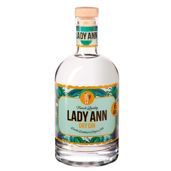 Lady Ann Gin - 40% - 70cl - Fransk Gin