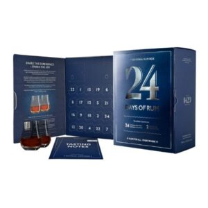 24 Days Of Rum Calendar Blue Edition 24x2cl