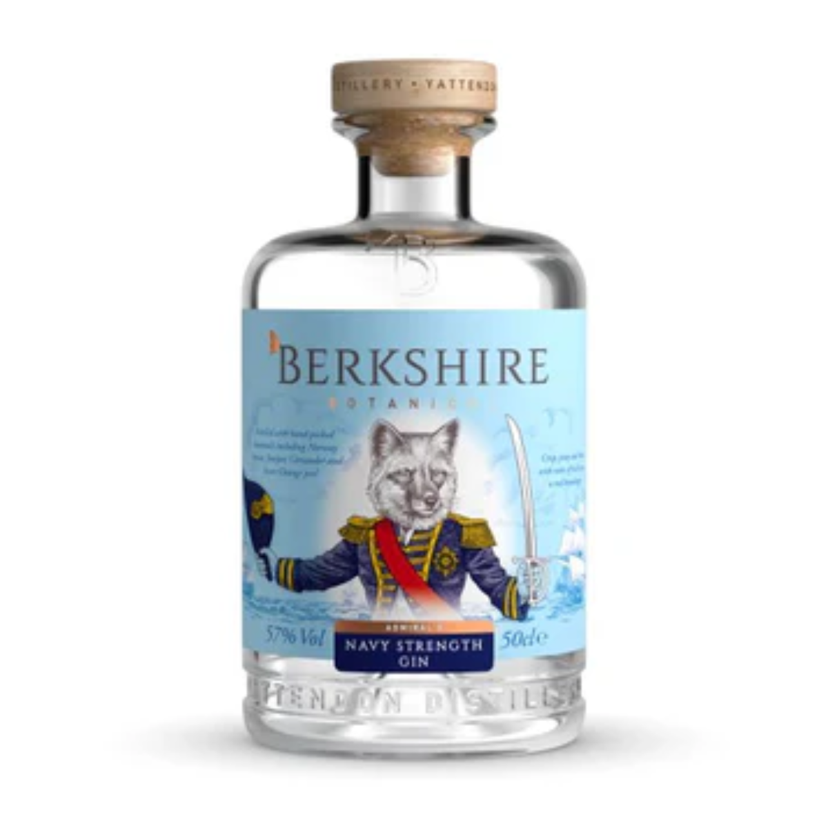 Berkshire Navy Strength Gin - 57% - 50cl - Engelsk Gin