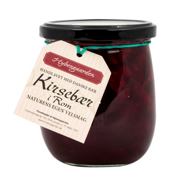 Hybengaarden Kirsebærsauce i Rom 400g