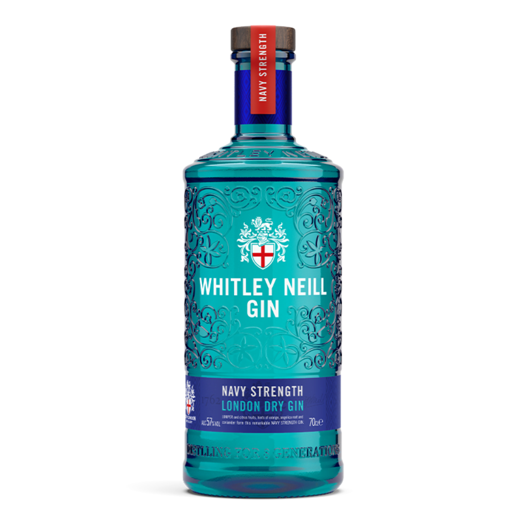Whitley Neill Navy Strength Gin - 57% - 70cl - Engelsk Gin