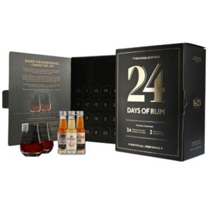 24 Days Of Rum Calendar Black Edition 24x2cl